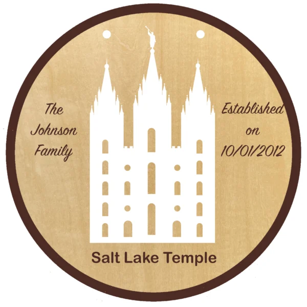 LDS Temple Wall Plaques – A Beautiful Reminder of Faith and Family - Image 2