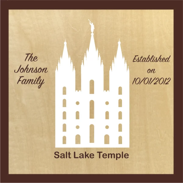LDS Temple Wall Plaques – A Beautiful Reminder of Faith and Family