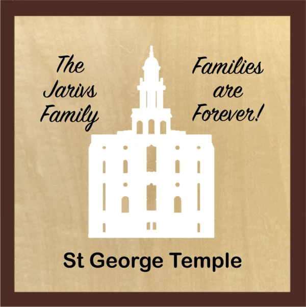 LDS Temple Wall Plaques – A Beautiful Reminder of Faith and Family - Image 3